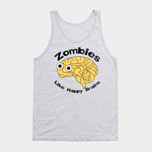 Zombies Happy Brain Tank Top